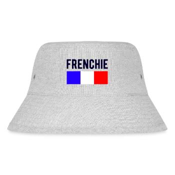 Frenchie France French man - Stanley/Stella Recycled Bucket Hat - heather grey - Front