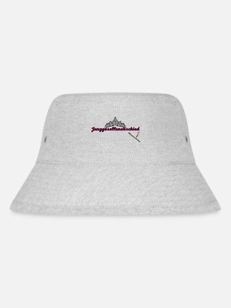 Junggesellenabschied - Stanley/Stella recycelter Bucket Hat - Grau meliert