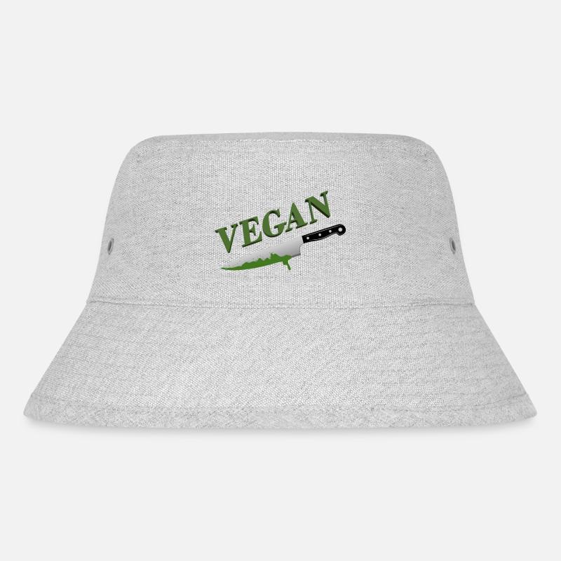 Végétalien - Bob recyclé Stanley/Stella - gris chiné