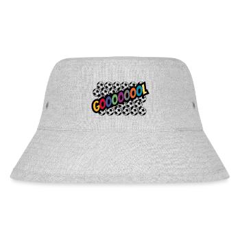 Fußballfans Geschenkidee - Fußballer: Gol Gol Gol! - Stanley/Stella recycelter Bucket Hat - Grau meliert - Vorne