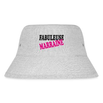 FABULOUS GODMOTHER - Stanley/Stella Recycled Bucket Hat - heather grey - Front