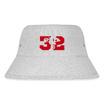 Moto 32 biker - Stanley/Stella Recycled Bucket Hat - heather grey - Front