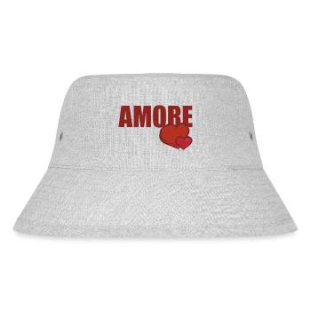 AMOUR AVEC CŒUR - Bob recyclé Stanley/Stella - gris chiné - Devant