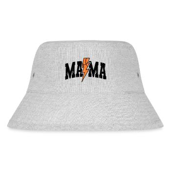 Basketball Mama Blitz Design - Stanley/Stella recycelter Bucket Hat - Grau meliert - Vorne