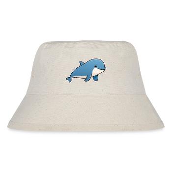 Dauphin bleu – ami amical de la mer - Bob recyclé Stanley/Stella - blanc naturel - Devant