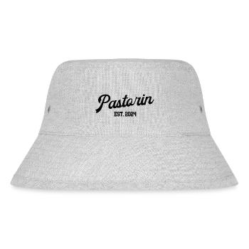 Pastorin 2024 Jubiläum Kirche Vikarin Pfarrerin - Stanley/Stella recycelter Bucket Hat - Grau meliert - Vorne