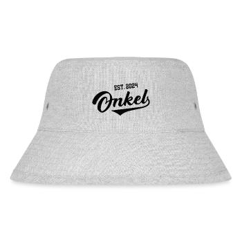 Onkel 2024 Ich Werde Onkels Patenonkel Uncle - Stanley/Stella recycelter Bucket Hat - Grau meliert - Vorne