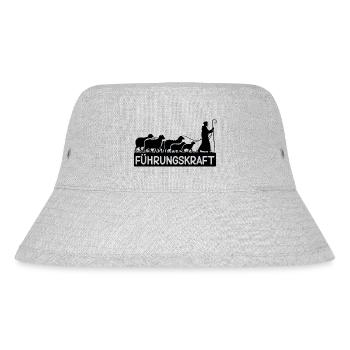 Führungskraft Schafe Hirte Geschenkidee Lustig - Stanley/Stella recycelter Bucket Hat - Grau meliert - Vorne