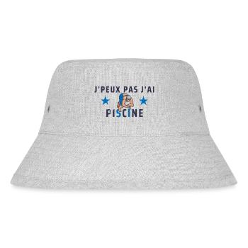 j peux pas j ai piscine - Bob recyclé Stanley/Stella - gris chiné - Devant