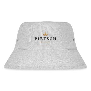 Pietsch Original Familienlogo - Stanley/Stella recycelter Bucket Hat - Grau meliert - Vorne