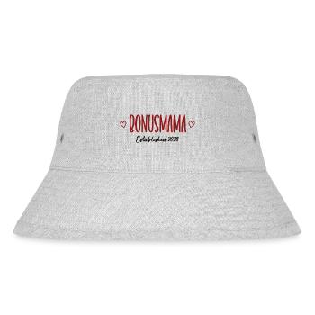 Bonusmama 2024 Beste Stiefmutter Danke Bonus Mama - Stanley/Stella recycelter Bucket Hat - Grau meliert - Vorne