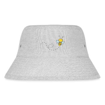 bee - Stanley/Stella Recycled Bucket Hat - heather grey - Front