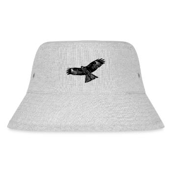 Adler - Stanley/Stella recycelter Bucket Hat - Grau meliert - Vorne