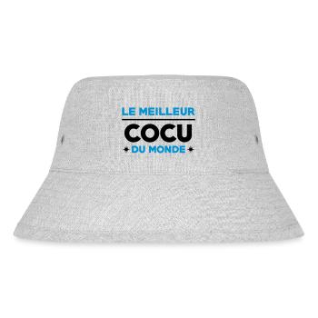 Cocu / Cocue / Adultère / Fidèle / Mariage / Sexe - Bob recyclé Stanley/Stella - gris chiné - Devant