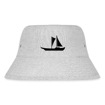 boot - Stanley/Stella recycelter Bucket Hat - Grau meliert - Vorne