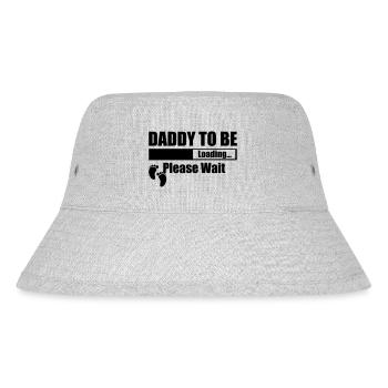 Daddy To Be Loading Please Wait - Stanley/Stella Recycled Bucket Hat - heather grey - Front