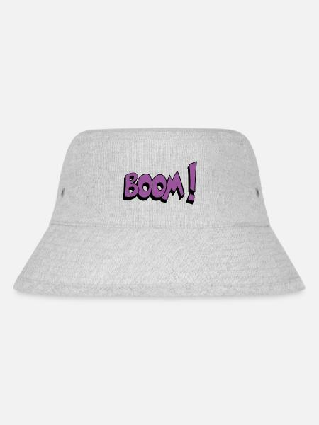 Boom - Stanley/Stella recycelter Bucket Hat - Grau meliert