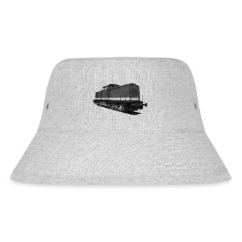 Lokomotive V 100 Diesel Deutsche Reichsbahn DDR - Stanley/Stella recycelter Bucket Hat - Grau meliert - Vorne