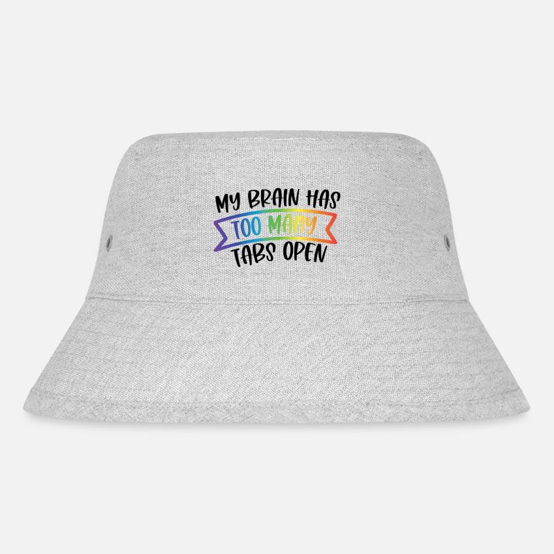 ADHS - Stanley/Stella recycelter Bucket Hat - Grau meliert