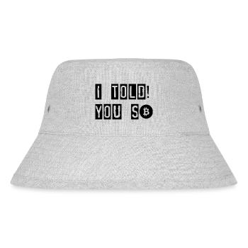 Bitcoin Trading Crypto Aktien - Stanley/Stella recycelter Bucket Hat - Grau meliert - Vorne