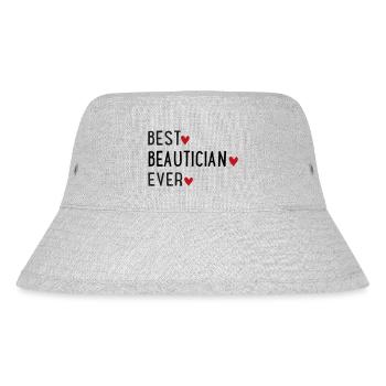 Kosmetikerin - Stanley/Stella recycelter Bucket Hat - Grau meliert - Vorne
