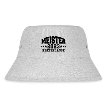 Meister 2023 Kreisklasse Aufstieg Fußball - Stanley/Stella recycelter Bucket Hat - Grau meliert - Vorne