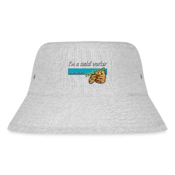 Social Worker Sozialarbeiter - Stanley/Stella Recycled Bucket Hat - heather grey - Front
