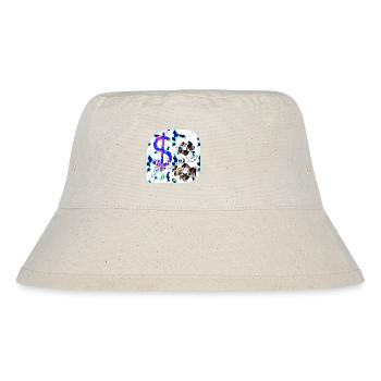 For me $ - Club WoW - Stanley/Stella recycelter Bucket Hat - Naturweiß - Vorne