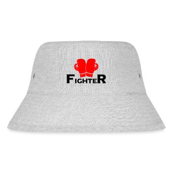 fighter - Stanley/Stella Recycled Bucket Hat - heather grey - Front
