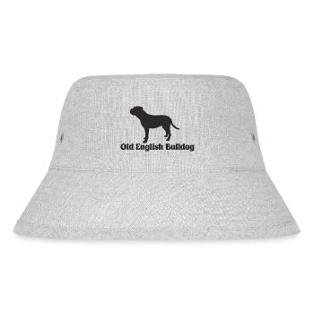 Old English Bulldog - Stanley/Stella recycelter Bucket Hat - Grau meliert - Vorne