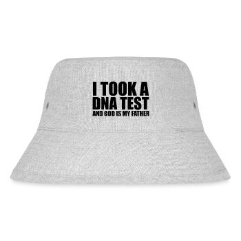 Gott Christ Christlicher Spruch - Stanley/Stella recycelter Bucket Hat - Grau meliert - Vorne