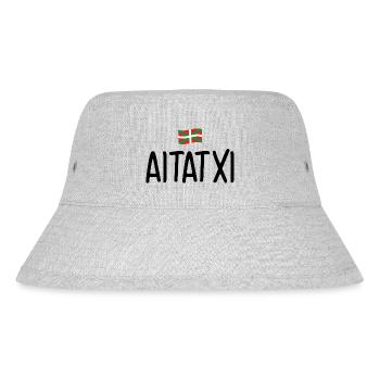Aitatxi Baskenland-Großvater - Stanley/Stella recycelter Bucket Hat - Grau meliert - Vorne