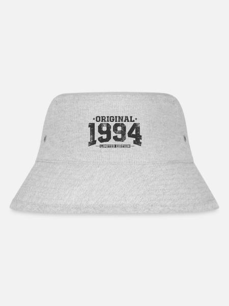 Original 1994 Jahrgang Vintage Geburtstag Geschenk - Stanley/Stella recycelter Bucket Hat - Grau meliert