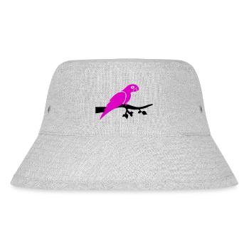 Parrot Branch - Stanley/Stella Recycled Bucket Hat - heather grey - Front