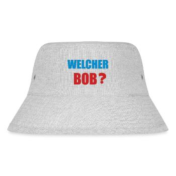 welcher bob - Stanley/Stella recycelter Bucket Hat - Grau meliert - Vorne