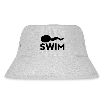 Swimming - Summer - Swimmers - Stanley/Stella Recycled Bucket Hat - heather grey - Front