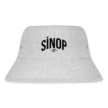 Sinop 57 Türkei Turkiye Geschenk Urlaub TR Türk - Stanley/Stella recycelter Bucket Hat - Grau meliert - Vorne