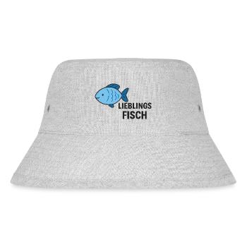 FAVORITE FISH - Stanley/Stella Recycled Bucket Hat - heather grey - Front