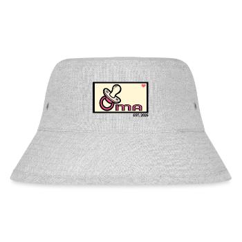 Pregnancy Birth - Baby Grandma 2026 - Stanley/Stella Recycled Bucket Hat - heather grey - Front