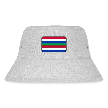 Logo du drapeau Schier – Island Wear - Bob recyclé Stanley/Stella - gris chiné - Devant