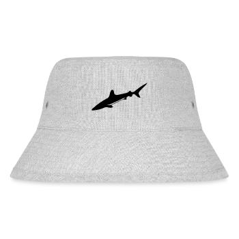 Hai - Vector Design - Stanley/Stella recycelter Bucket Hat - Grau meliert - Vorne