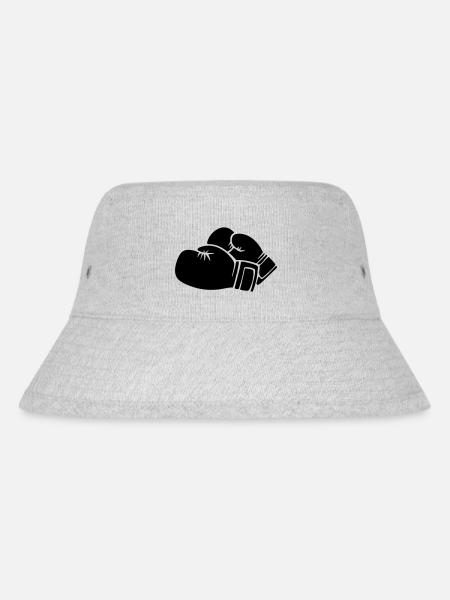 boxing gloves - Stanley/Stella Recycled Bucket Hat - heather grey