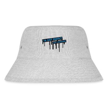 im_not_perfect_just_awesome_graffiti - Stanley/Stella recycelter Bucket Hat - Grau meliert - Vorne