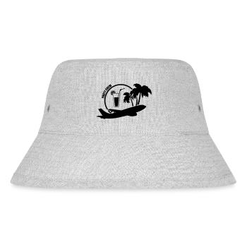 party_crew_001 - Stanley/Stella recycelter Bucket Hat - Grau meliert - Vorne