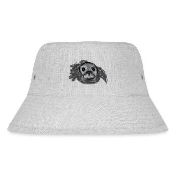 Auftauchende Robbe / Surfacing Seal - Design I - Stanley/Stella recycelter Bucket Hat - Grau meliert - Vorne