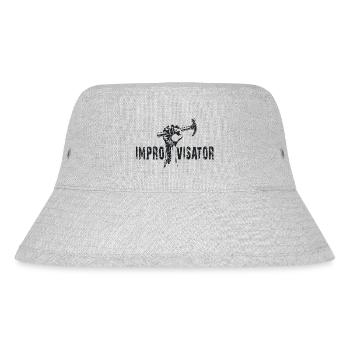improvisator - Stanley/Stella recycelter Bucket Hat - Grau meliert - Vorne