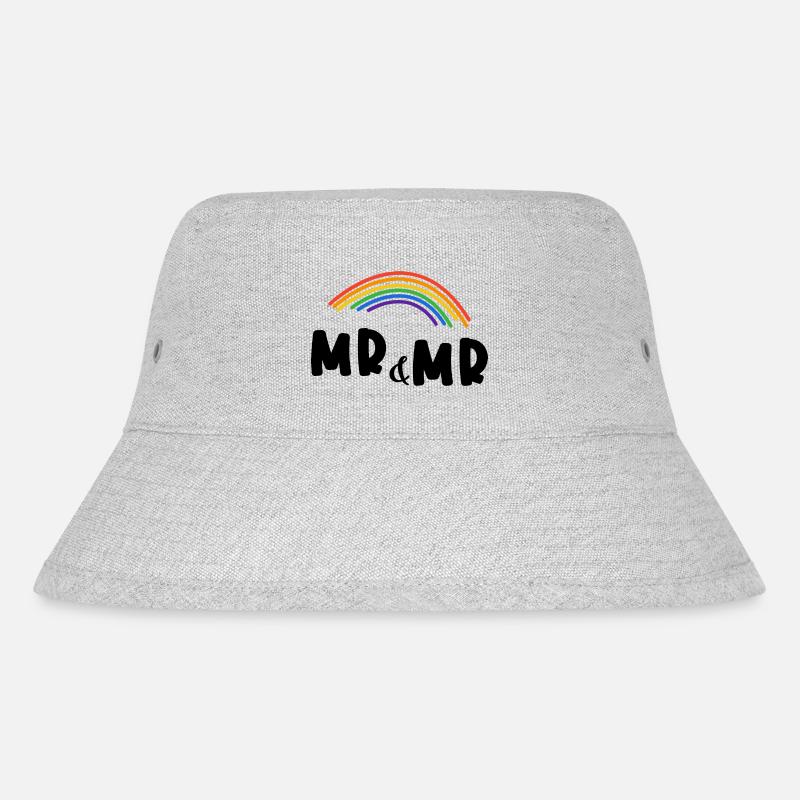 Mr et Mr. Mariage gay. Cadeau - Bob recyclé Stanley/Stella - gris chiné