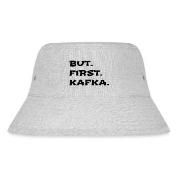 frequent readers bookish stuff book dragon - Stanley/Stella recycelter Bucket Hat - Grau meliert - Vorne