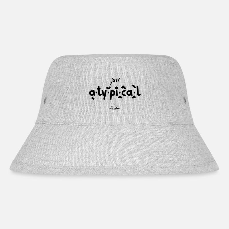 Autism Just Atypical - Stanley/Stella Recycled Bucket Hat - heather grey