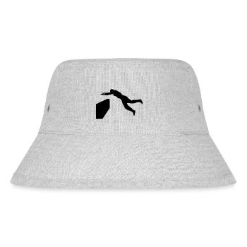 Parkour - kong vault - Sport jump - Stanley/Stella recycelter Bucket Hat - Grau meliert - Vorne